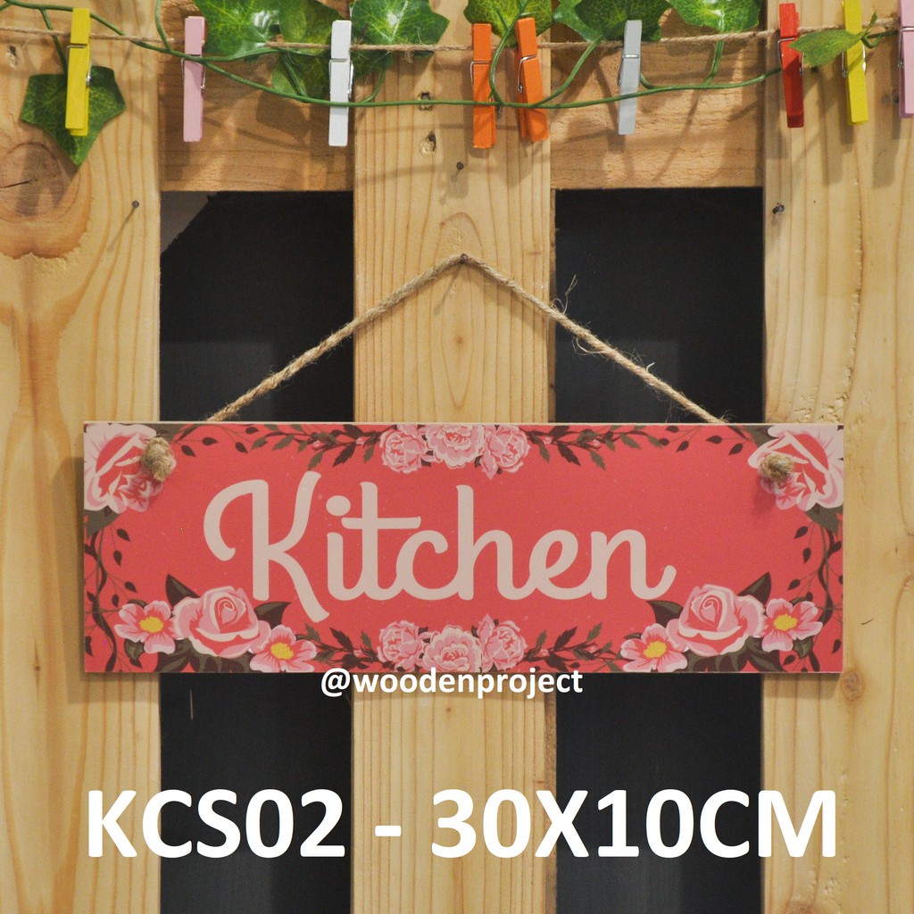 Wall Decor Pajangan Gantungan Hiasan Dinding Dapur Shabby Chic B22