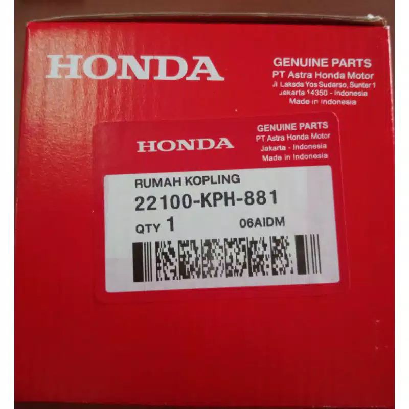 Lonceng assy mangkok ganda otomatis karisma supra x 125 kph