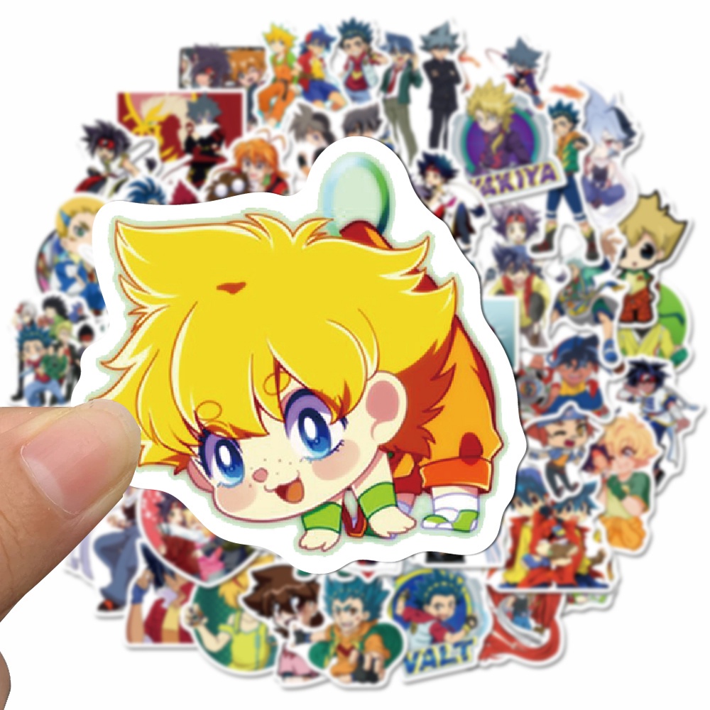 50 Pcs Stiker Motif Kartun Tahan Air Untuk Dekorasi Mainan Anak
