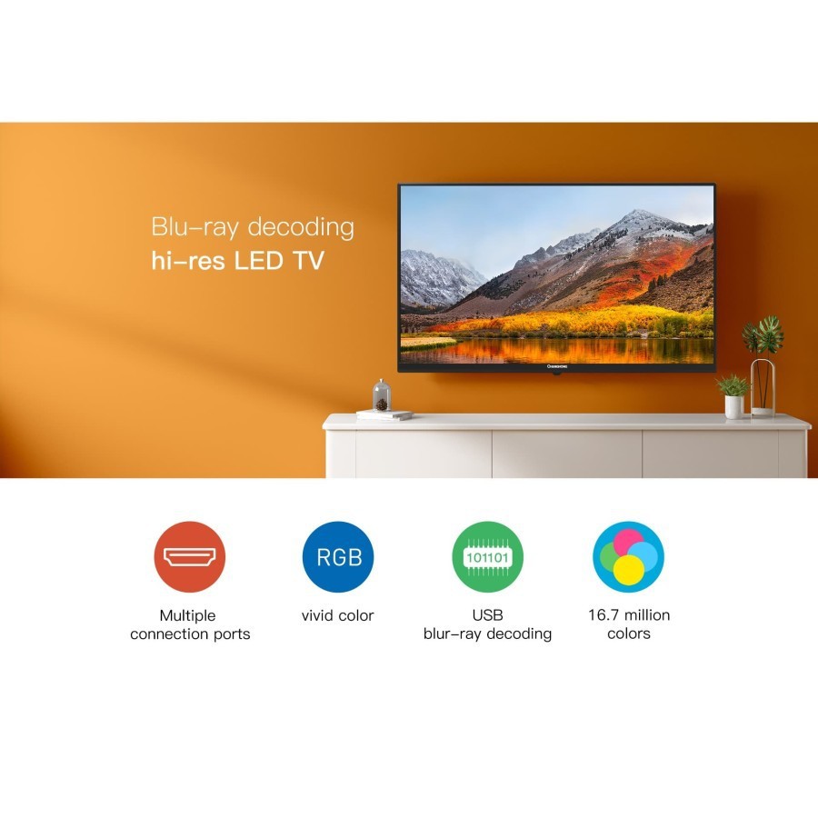 Changhong TV 24 Inch HD TV HDMI USB Movie | L24G3