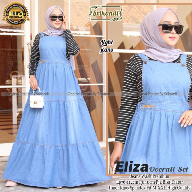 Eliza overall set jeans by srikandi