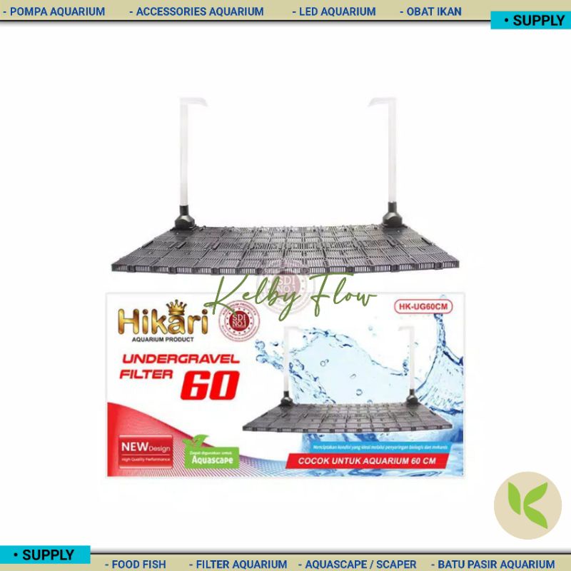 UNDERGRAVEL FILTER BAWAH TANAH AQUARIUM UG60