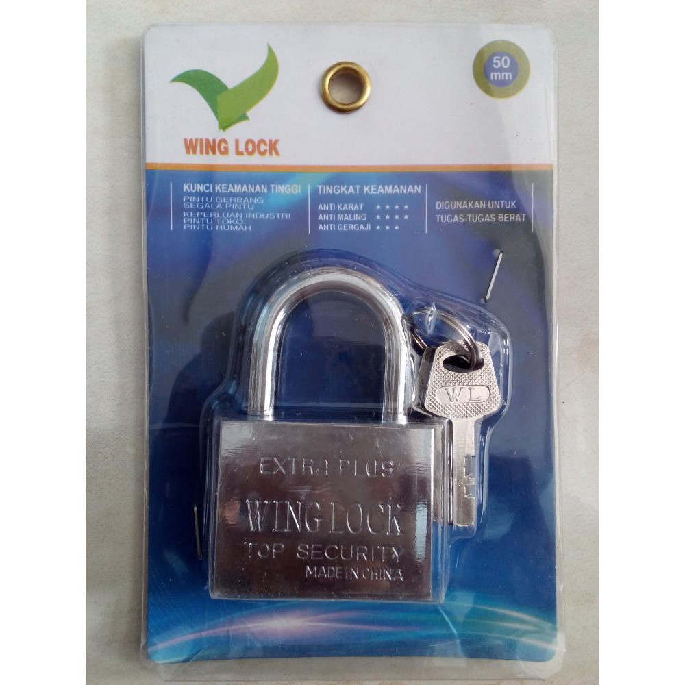 Gembok Leher Pendek 30mm 40mm 50mm 60mm Anti Rust Anti Karat Anti Maling 30 mm 40 mm 50 mm 60mm