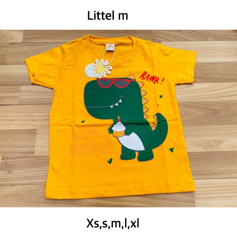 littel m (xs,s,m,l,xl)dino kuning