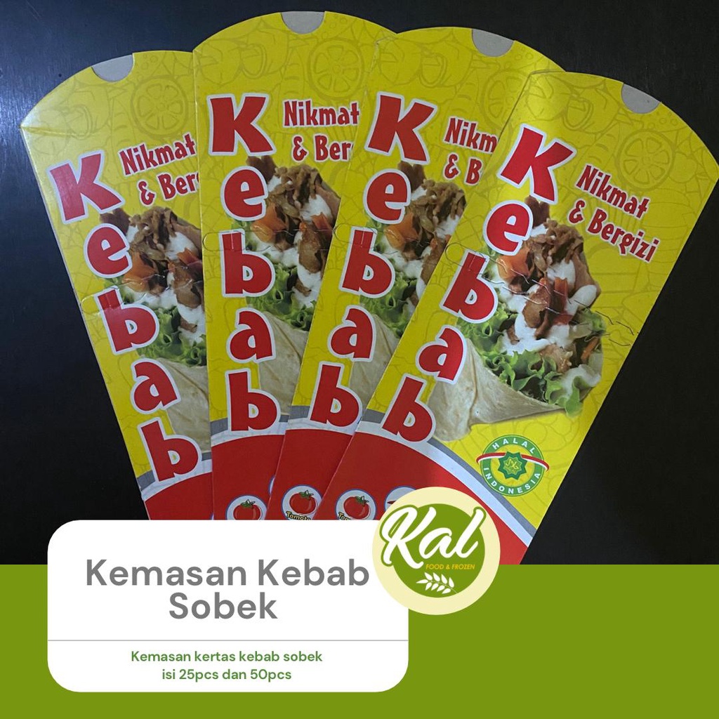 

Kemasan Kebab/ Box Kebab 1 Pack isi 25pcs/ 50pcs