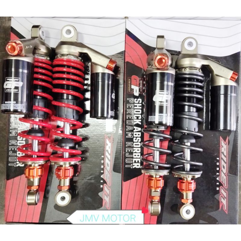 SHOCKBREAKER/SHOCK TABUNG ATAS RIDE IT GP 299 PERMIUM NEW DOUBLE CLICK REBOUND ATAS BAWAH 340MM