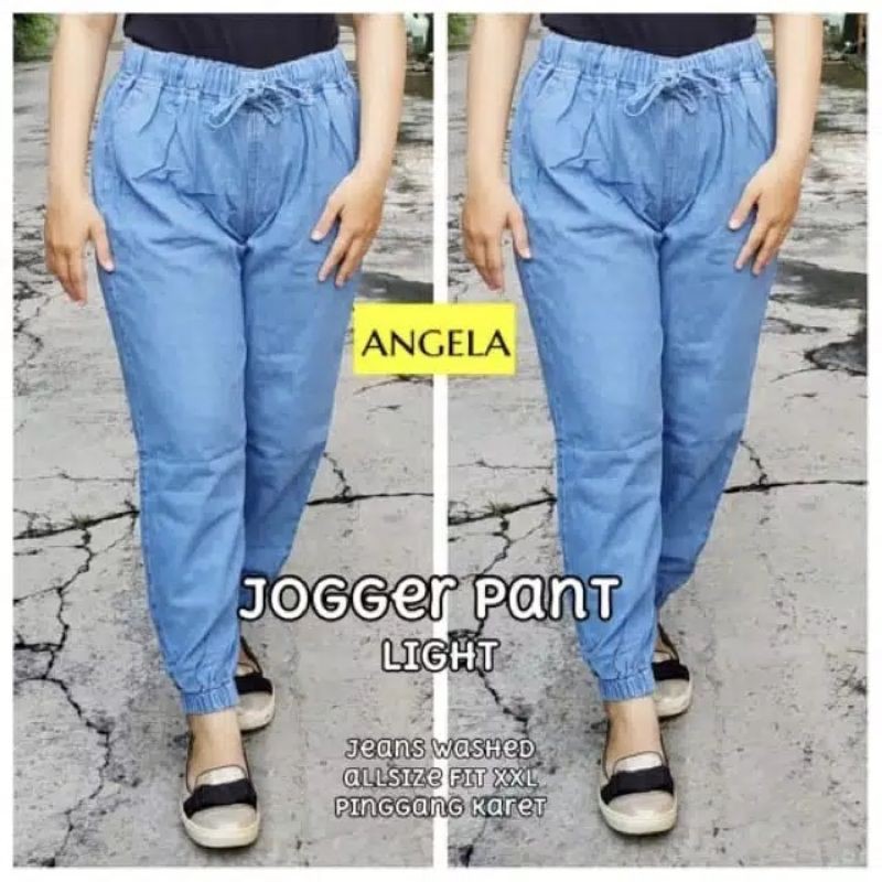 Celana Jogger Jeans Jumbo / Jogger Jeans Super Jumbo