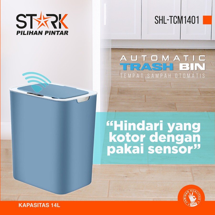 STARK TEMPAT SAMPAH SENSOR OTOMATIS 14 L TEMPAT SAMPAH ELEKTRIK 14 L