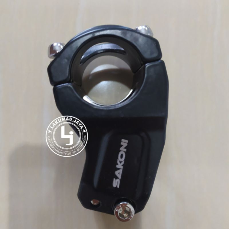 Stem Pendek Oversize Sepeda BMX MTB Gunung 31.8 mm Alloy Penjepit setang stir SAKONI
