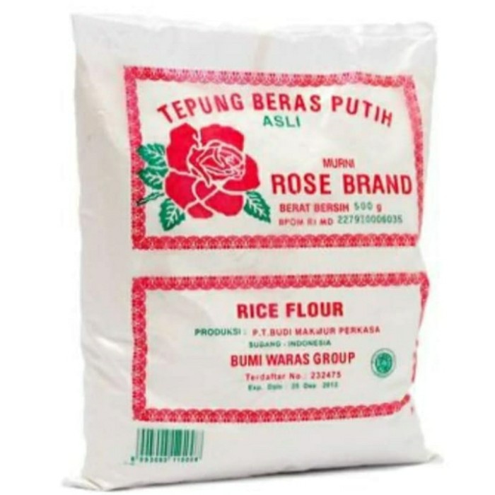 

Ketan-Beras-Tepung- Tepung Beras Rose Brand 500 Gram -Tepung-Beras-Ketan.
