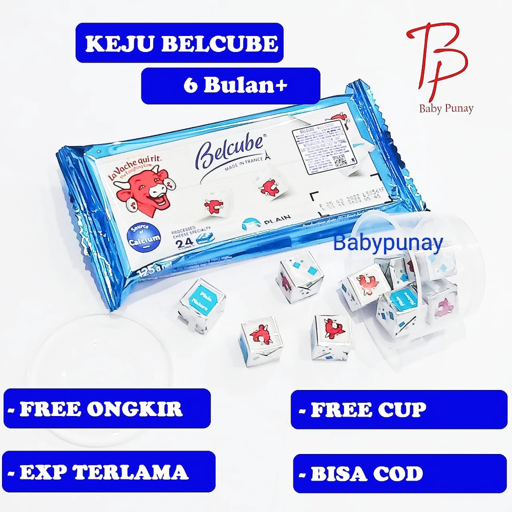 BELCUBE PLAIN KEJU MPASI BAYI ECER | Keju Mpasi | Keju Bayi | Makanan Bayi | Keju baby | mpasi bayi | keju belcube