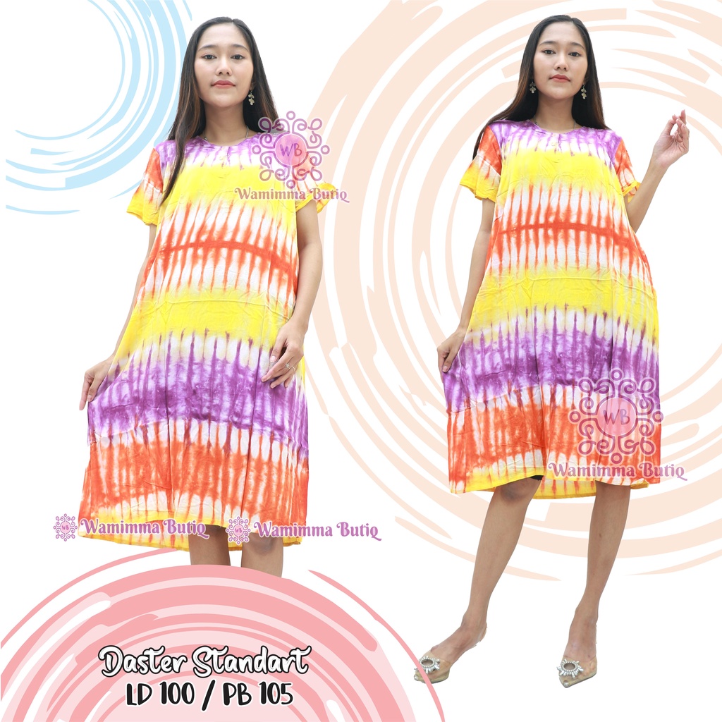 Daster Batik Murah Baju Tidur Batik Murah Adem Nyaman Daster Batik Pekalongan Daster Yukensi-Pelangi3-UKO