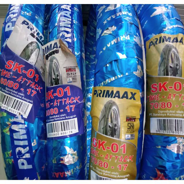 Ban primax sk 01 ring 17 ukuran 60/80 set 70/80