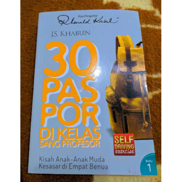 Buku Motivasi Preloved : 30 Paspor di Kelas Sang Profesor