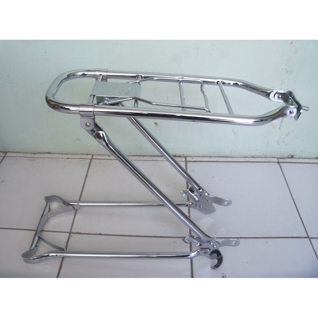 Boncengan HOPMI onthel double standart berdiri croom mulus cling HOPMI bagasi sepeda onthel