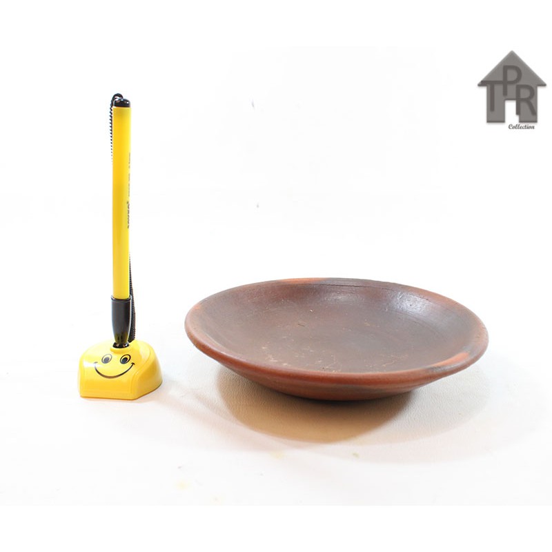 Gerabah - Cobek / Piring Tanah Liat Natural - D18