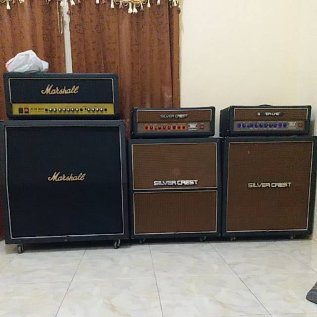 AMPLI GITAR MARSHALL JCM 900,SILVER CREST PREDATOR 90,SILVER CREST DESTROYER 90
