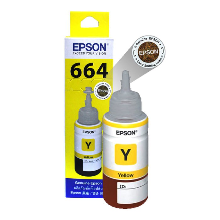 Tinta Original Epson L100 L200 L110 L210 L300 Refill - YELLOW