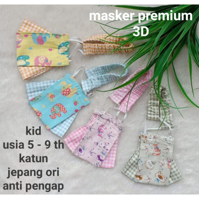 Masker Anak Bolak Balik Original Cerillo Hijab