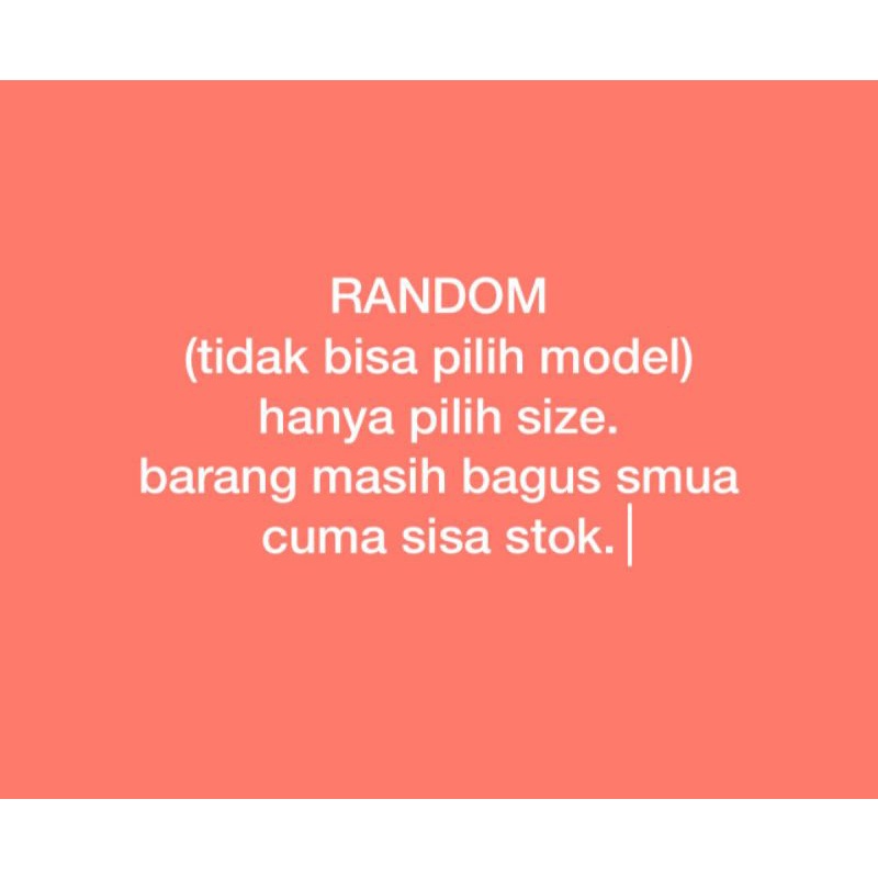 SEPATU RANDOM