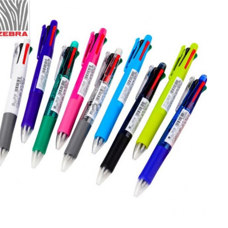 

¶ << ORIGINAL >> Pulpen Zebra Clip On Multi 4 Warna Dan Pensil Mekanik 0,5 B4SA1