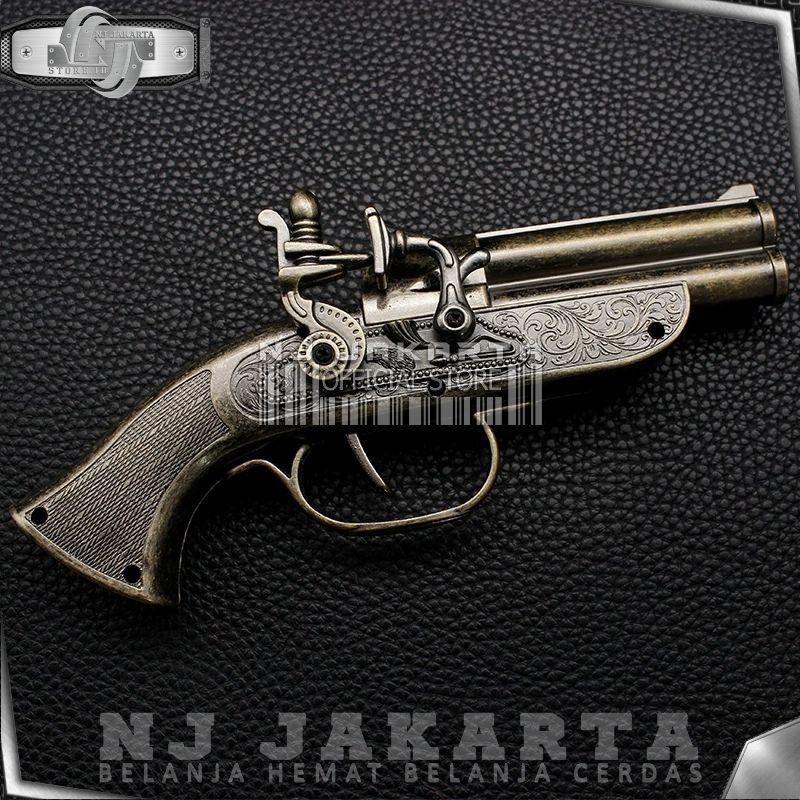 MANCIS PISTOL KOREK API KLASIK JAMAN BELANDA KUNO FREE DUDUKAN PAJANGAN