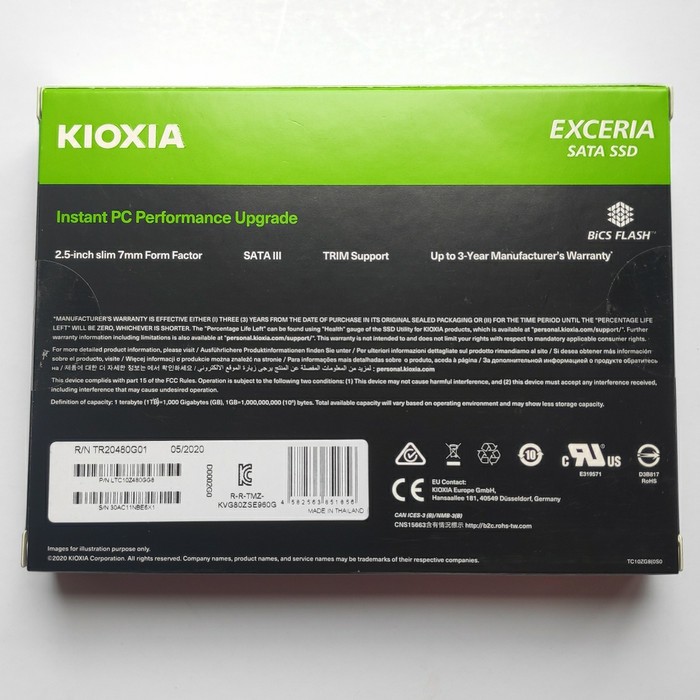 Kioxia Exceria SSD 480GB 2.5&quot; SATA III