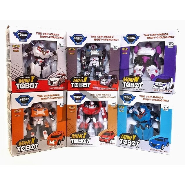  Mainan  Tobot  Mini Transformer Robot Mobil Shopee Indonesia