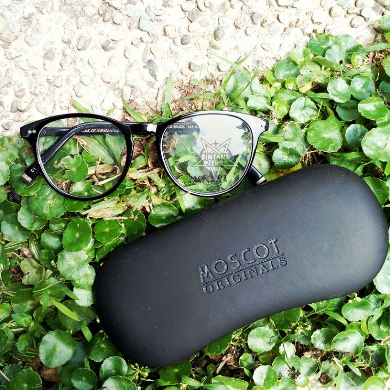 MOSCOT JARED GLASSES / BLACK / CLEAR LENSES/ NORMAL