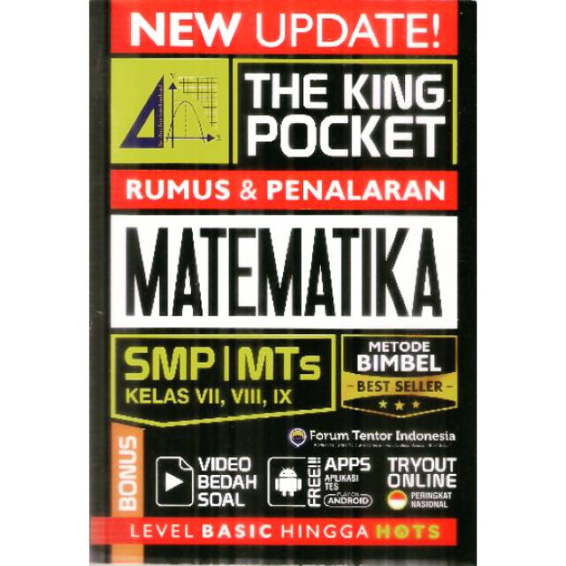 New Update The King Pocket Matematika Smp/Mts Kelas VII,VIII,IX
