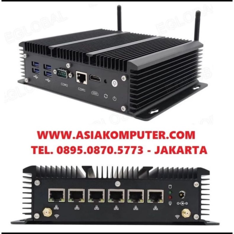 Mini PC 6 Lan i5 PFSENSE Sophos Zeroshell Firewall UTM Router  Mini PC