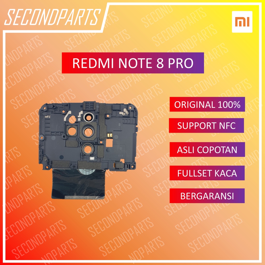 COVER TUTUP MESIN ATAS FULLSET FINGER PRINT PENGUAT GPS WIFI NFC XIAOMI REDMI NOTE 8 PRO