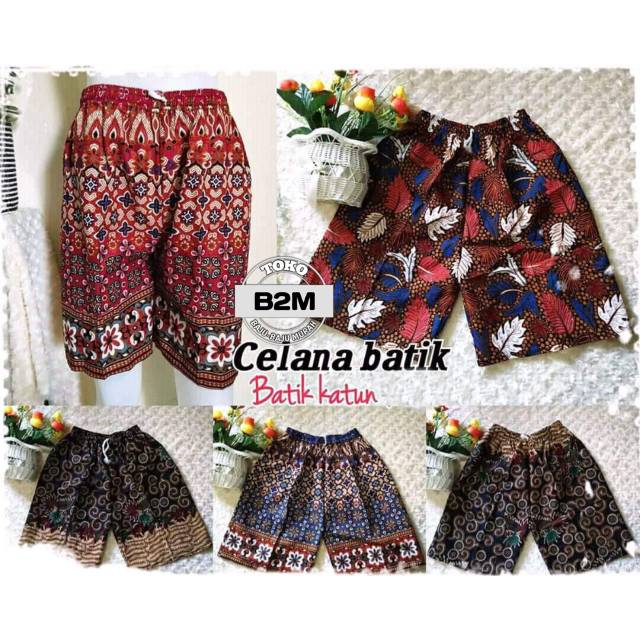 Celana Batik Pendek / Celana Kolor Pendek