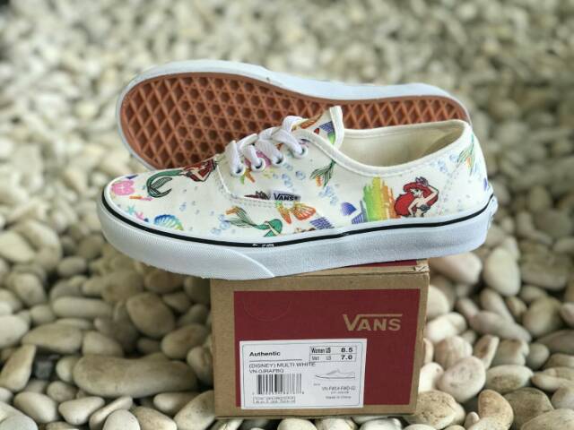 VANS AUTHENTIC DISNEY MULTI WHITE SNEAKERS CEWEK PREMIUM BNIB