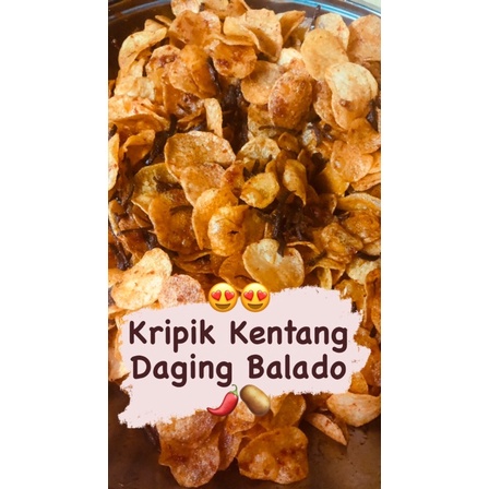 

keripik Kentang Balado Daging Suwir