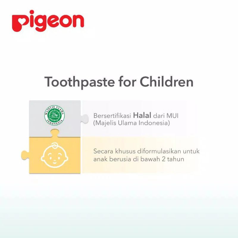 Pigeon Toothpaste 45gr Strawberry Orange / Pasta gigi bayi dan anak