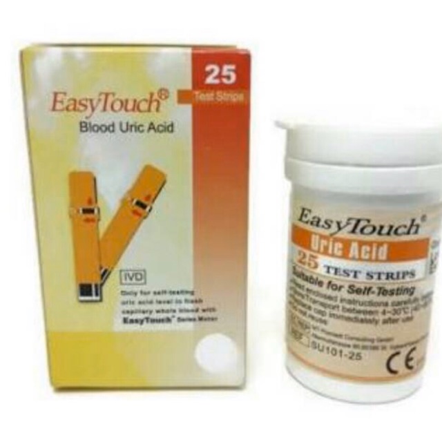 STRIP URIC ACID / ASAM URAT EASY TOUCH (1 BOX ISI 25 PCS )