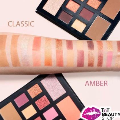 Salsa Rhapsody Face Palette Eyeshadow - Palet Eyeshadow Blush On Contour Highlighter | Classic | Amb