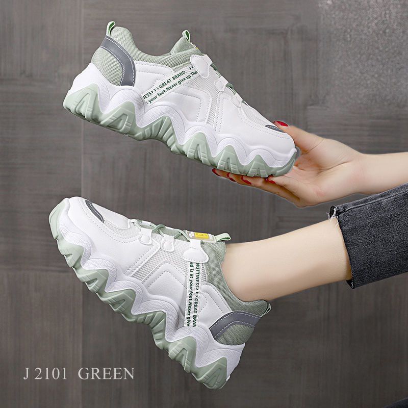 SEPATU WANITA SNEAKER FASHION ALA KOREA QORIAH 2101