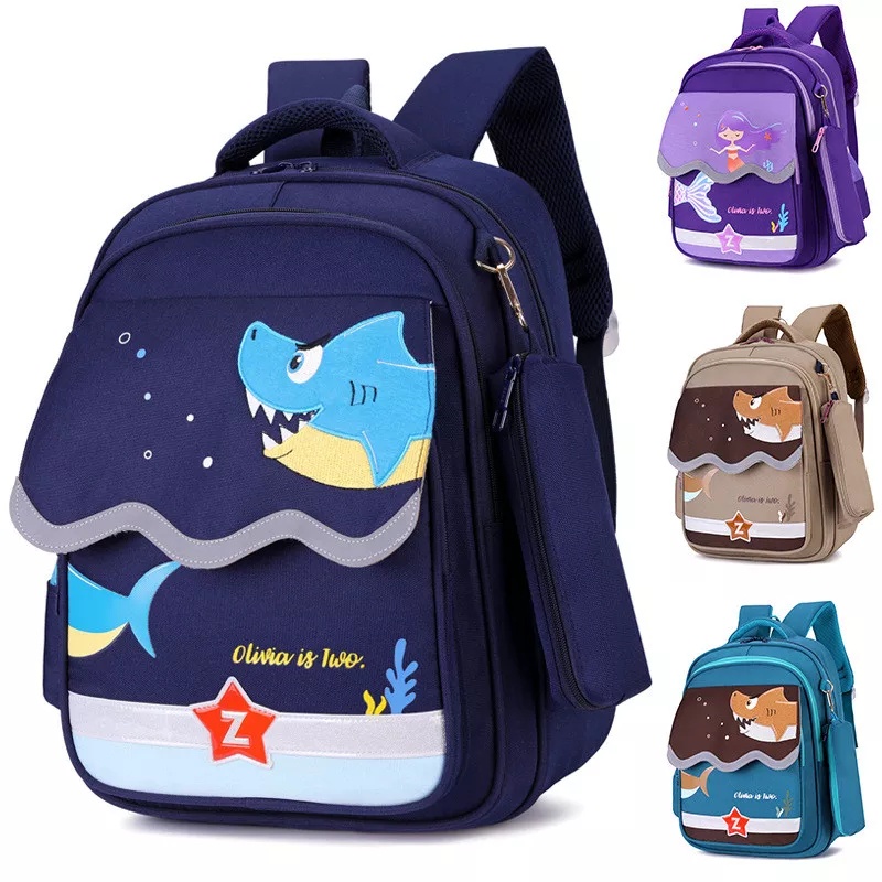 Tas ransel anak motif ikan HIU - Tas ransel anak laki-laki perempuan - Tas sekolah anak PAUD TK SD - Tas ransel anak murah - Tas ransel anak terbaru 2021 kekinian - Tas ransel anak terbaru terlaris - Tas ngaji anak Tas sekolah lucu