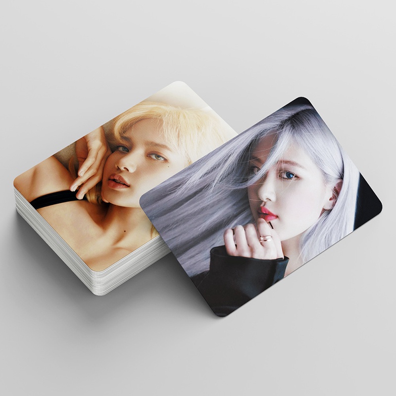 55pcs / Kotak Kartu LOMO Foto Kpop Blackpink