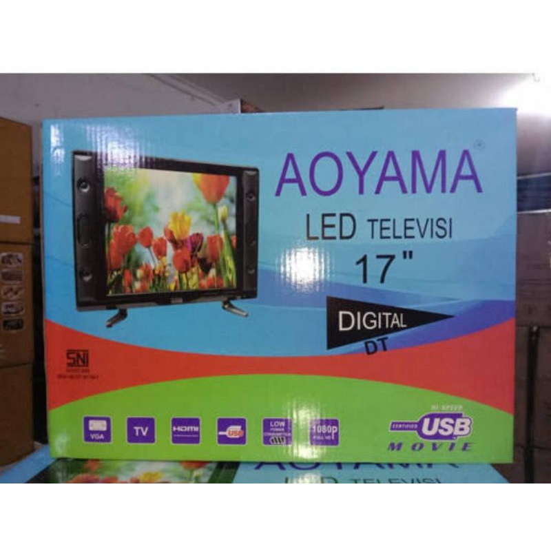tv led 17in digital aoyama