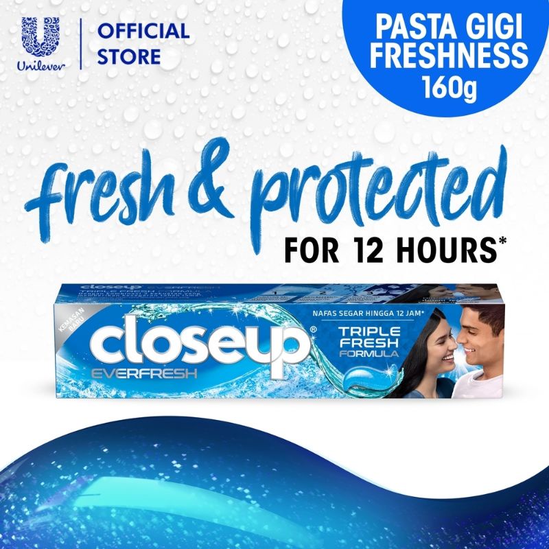 Close Up Pasta Gigi Green Menthol Fresh Icy White 160 G - Tooth Paste, Penyegar Mulut, Menthol