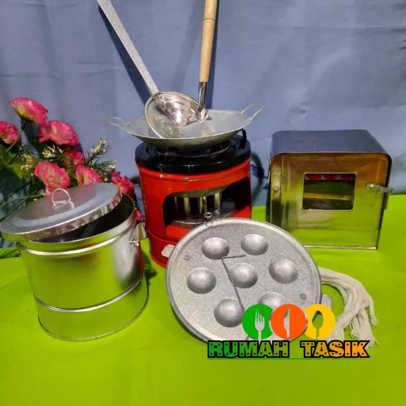 Set Mainan Masak Masakan Anak Tradisional Paket C2 / Kompor Mainan Anak