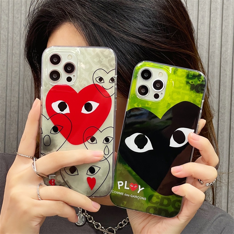 Play Hard Case Tpu Shockproof Anti Jatuh Bentuk Hati Untuk Iphone 11 12 13pro 11PROMAX