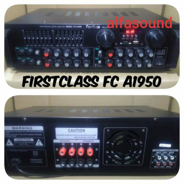 AMPLI FIRSTCLASS FC A1950 AMPLIFIER FCA1950