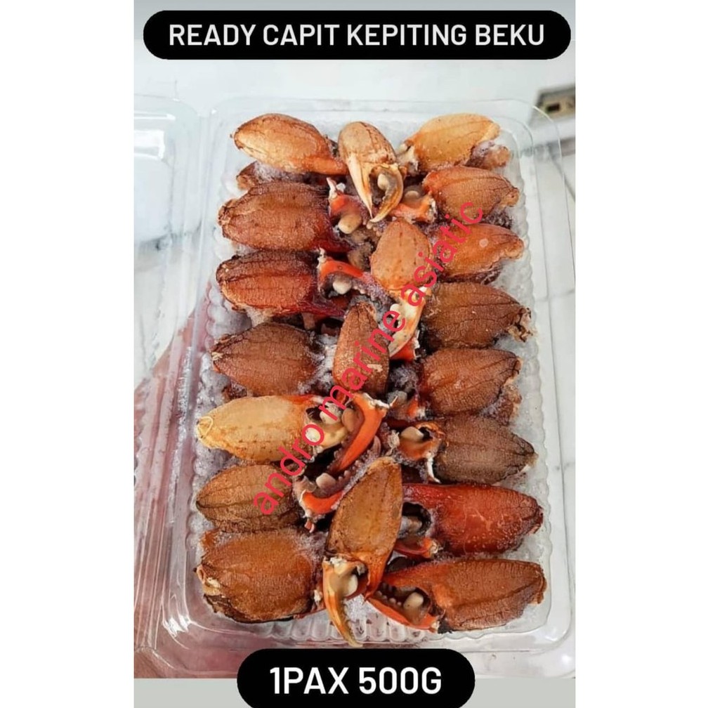 

daging capit kepiting frozen packing per 500gr