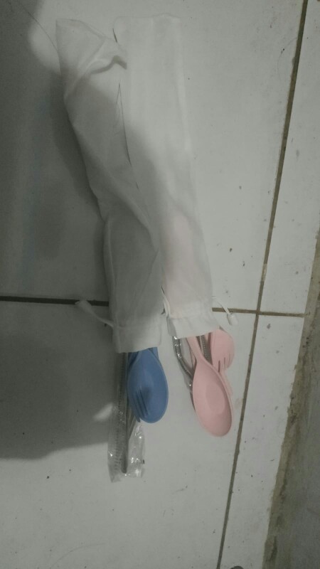 Paket Lengkap Ekonomis (cutlery Set, Stainless Straw, Pouch)