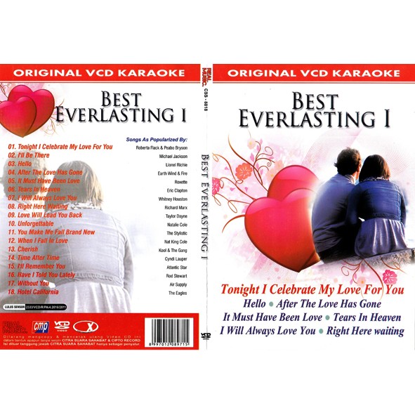 VCD KARAOKE vcd karaoke best  everlasting 1