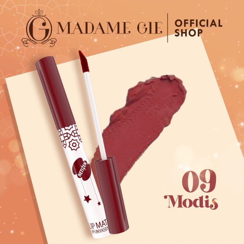 Madame Gie Lip Matte Netizen - Make Up Lipstick | Lip Cream